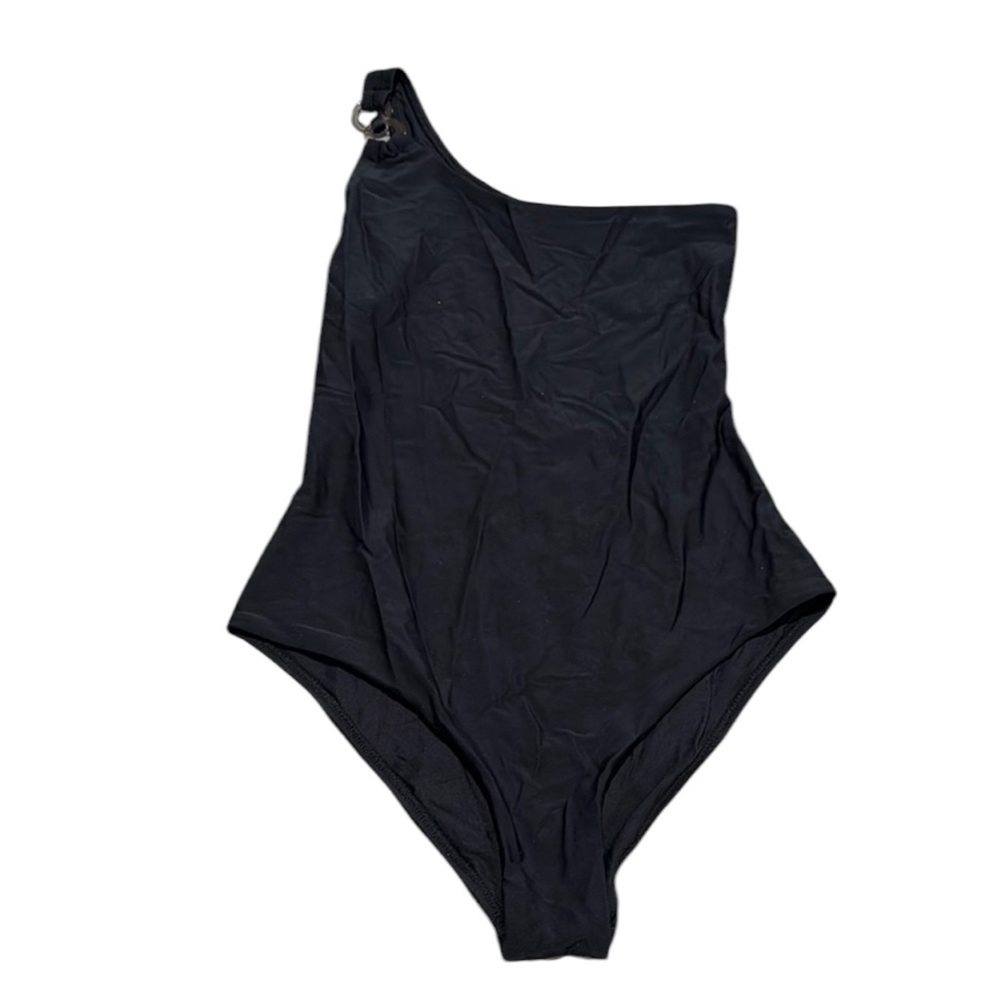 Lychee Swimwear Black One Piece Swim Suit